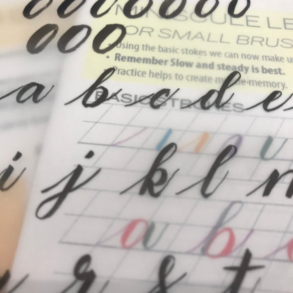Introduction to Modern Brush Calligraphy with Lemon Yellow Lettering