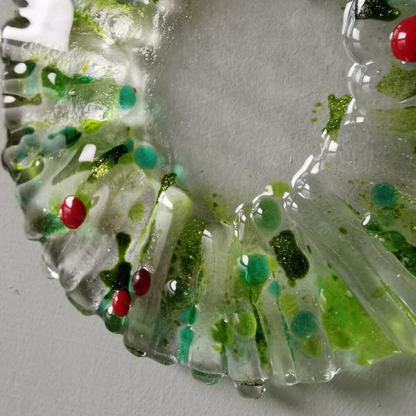 Glass Fusion Workshop - Glass Christmas Wreath
