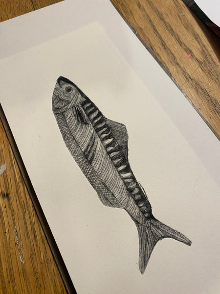 Drypoint Etching TETRAPAK Printmaking