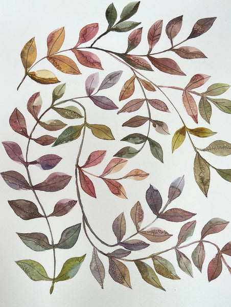 MINDUNWIND ABSTRACT AUTUMN LEAVES 21/10/26 6.30pm