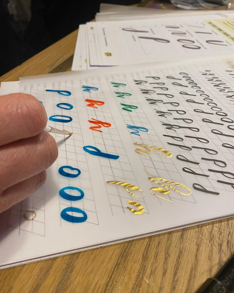 Introduction to Modern Brush Calligraphy with Lemon Yellow Lettering
