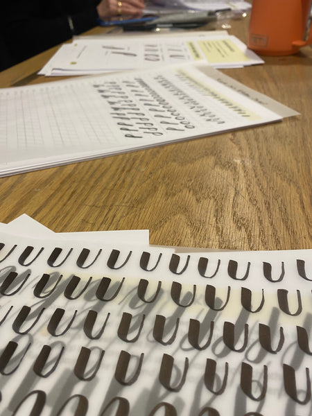 Beginner to Competent Calligrapher Course with Lemon Yellow Lettering