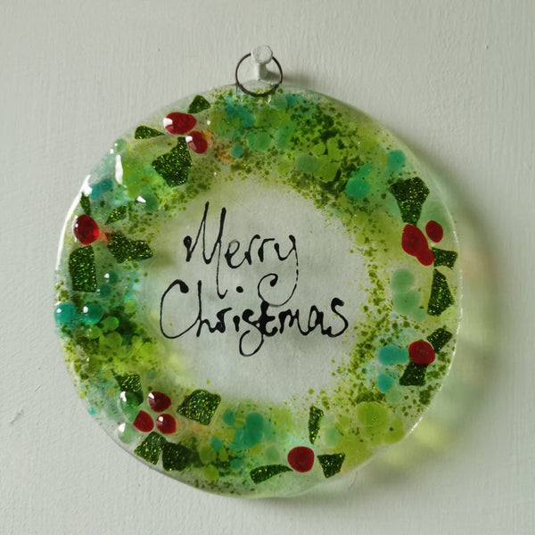 Glass Fusion Workshop - Tropical Birds or Mini Christmas Wreath Decorations