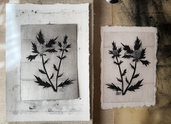 Drypoint Etching Workshop Using Tetrapak - Sustainable Printmaking