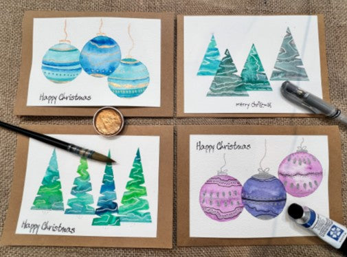 MINDUNWIND Mindful Christmas Card Creation 2.12.26 6.30pm