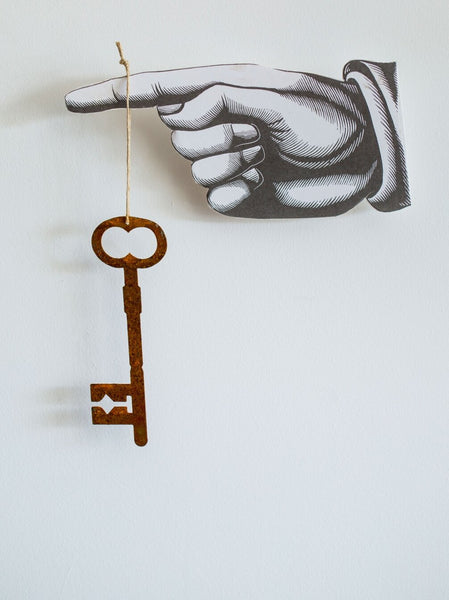 Rusty Hanging Shapes