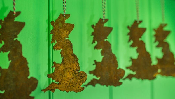 Rusty Hanging Shapes