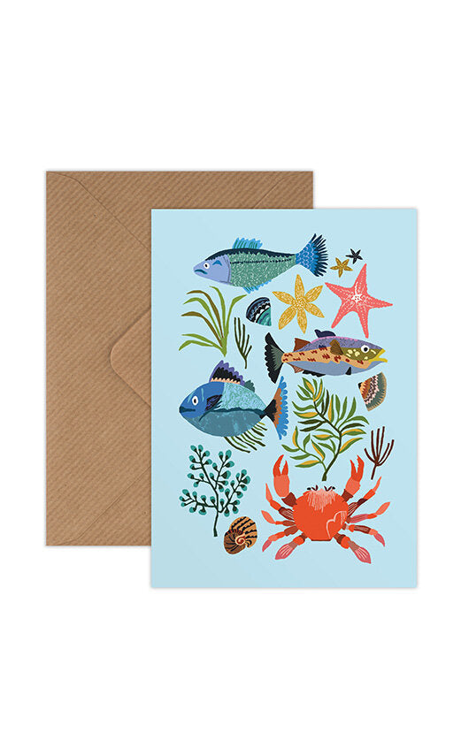Seaside Greetings Card